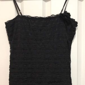 Brand New Max Studio Lace Embroidered Black Dress